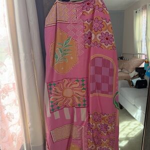 Japna Pink & Yellow Summer Dress